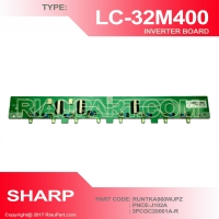 SHARP LC-32M400M LC-32M407I INVERTER PART CODE RUNTKA860WJPZ PNCC-J102A 3PCGC20001A-R
