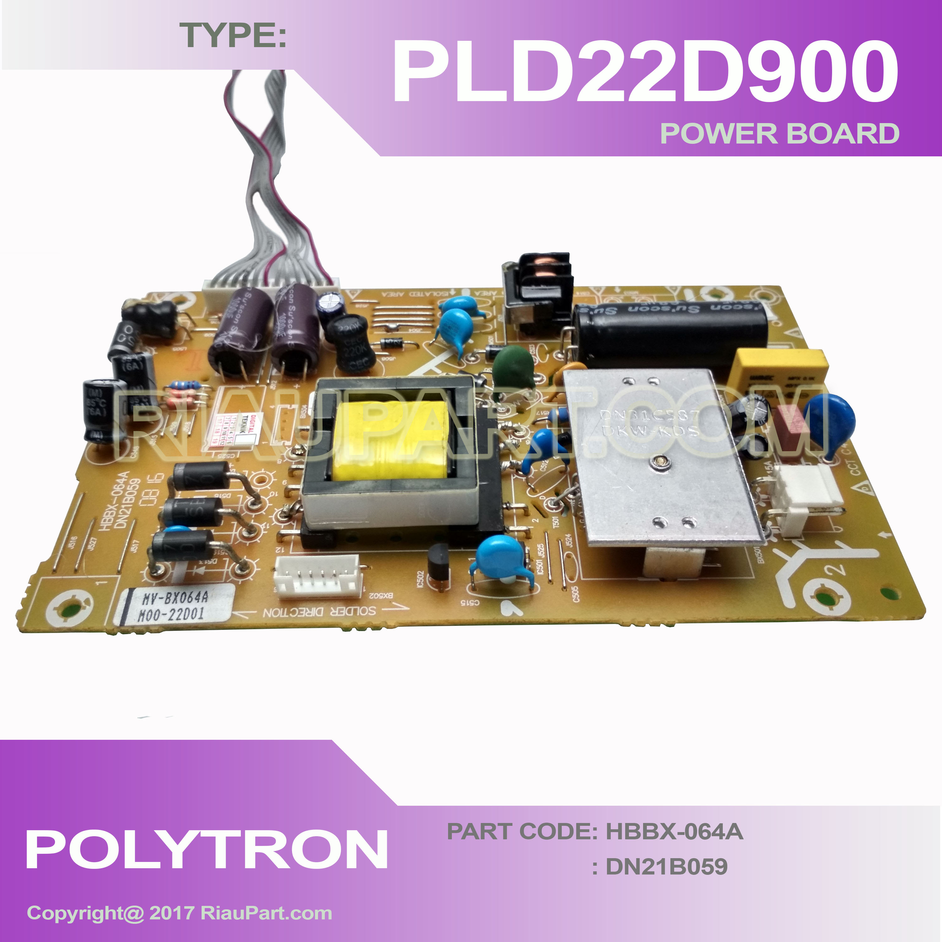 POLYTRON PLD22D900 PLD22D901 PLD22T900 PLD22T901 POWER SUPPLY REGULATOR