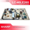 SHARP LC-40LE260 LC-40LE265 LC-40LE360 POWER SUPPLY PART CODE RDENCA474WJPZ