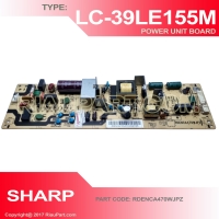 SHARP LC-39LE155M POWER SUPPLY REGULATOR PART CODE RDENCA470WJN1