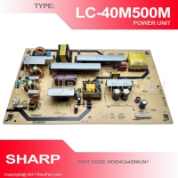 SHARP LC-40M500M  LC-40M500 POWER SUPPLY PART CODE RDENCA439WJN1