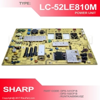 PSU REGULATOR TV SHARP LC-52LE810M 52LE810 DPS-141CP B DPS-152CP B RUNTKA695WJQZ