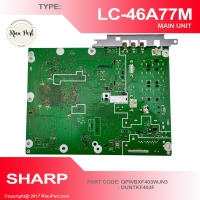 MESIN TV MAINBOARD SHARP LC-46A77M 46A77 QPWBXF403WJN3 DUNTKF403F